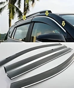 Chrome Door Visor